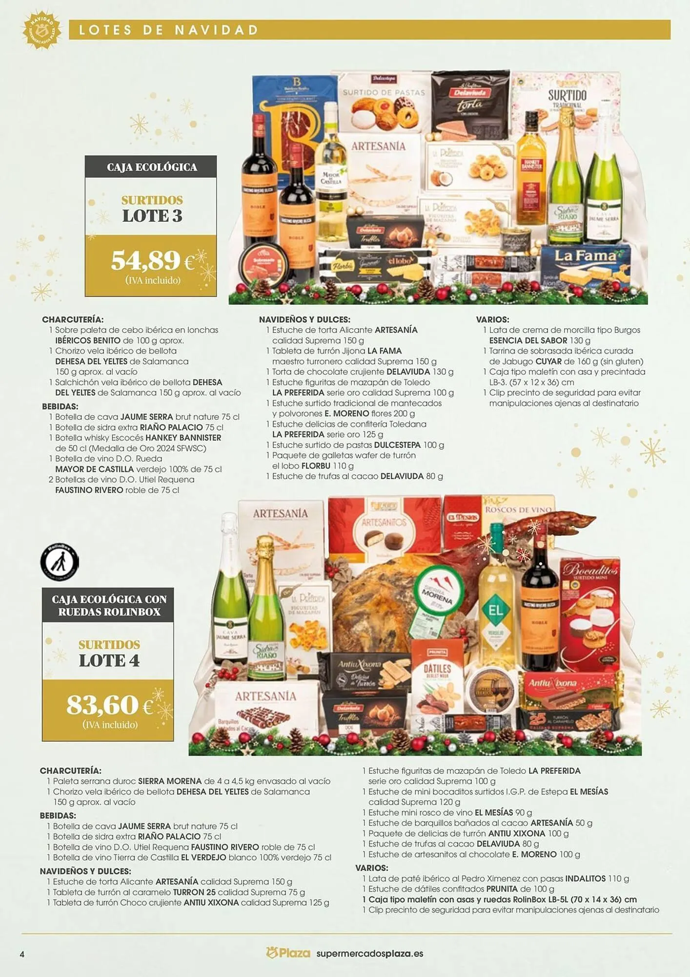 Catálogo de Folleto Supermercados Plaza 20 de octubre al 31 de diciembre 2025 - Página 4