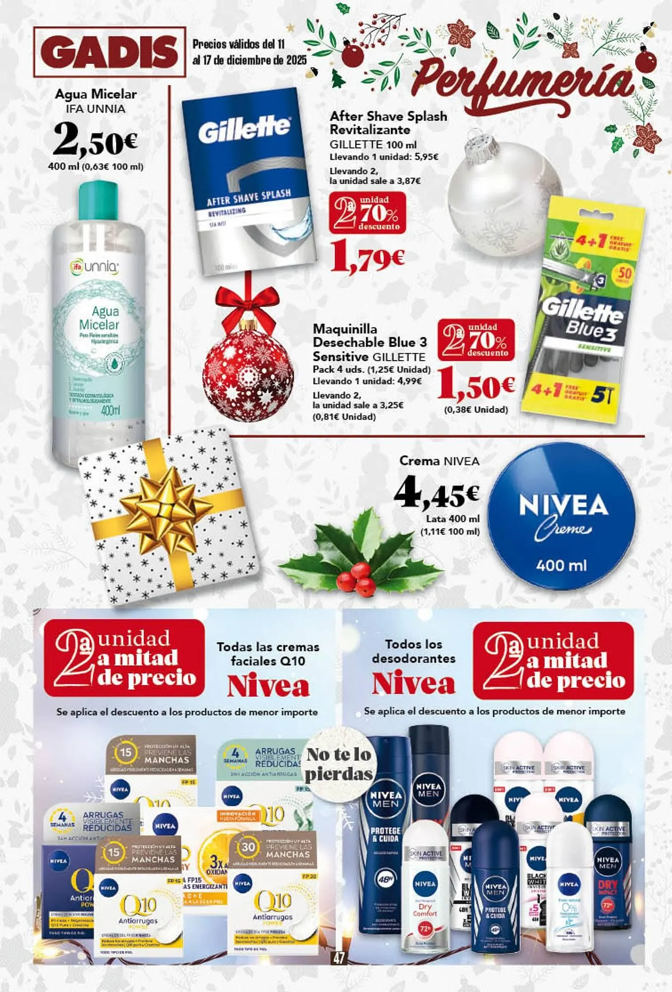Catálogo de Folleto Gadis 11 de diciembre al 17 de diciembre 2025 - Página 47