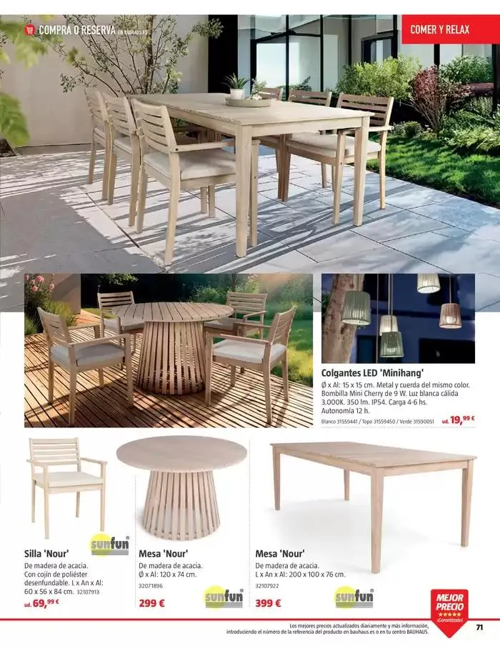 Catálogo de VERANO. Jardín, terraza, balcón.  26 de marzo al 20 de abril 2025 - Página 71