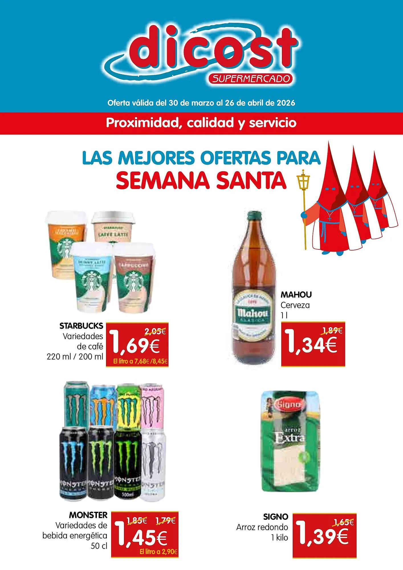 Catálogo de Folleto Dicost 30 de marzo al 26 de abril 2026 - Página 1