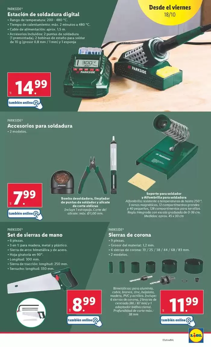 Catálogo de ¡Semana del superahorro Lidl Plus! 14 de octubre al 20 de octubre 2024 - Página 41