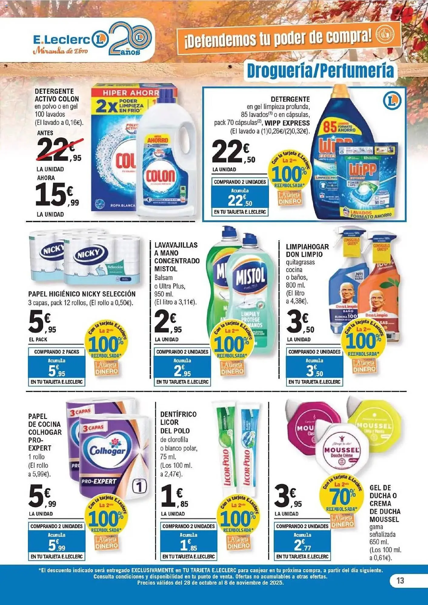 Catálogo de Catálogo E.Leclerc 28 de octubre al 8 de noviembre 2025 - Página 13