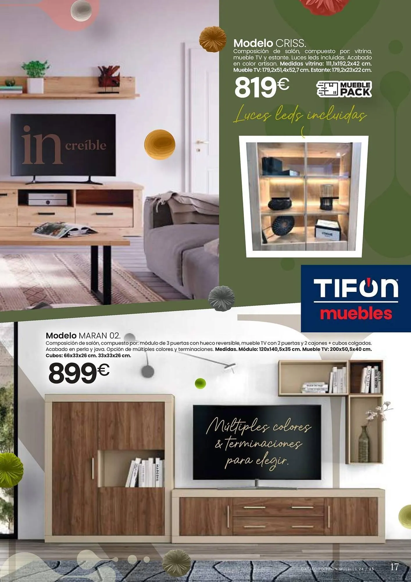 Catálogo de Folleto Tifón Hipermueble 12 de julio al 31 de mayo 2025 - Página 17
