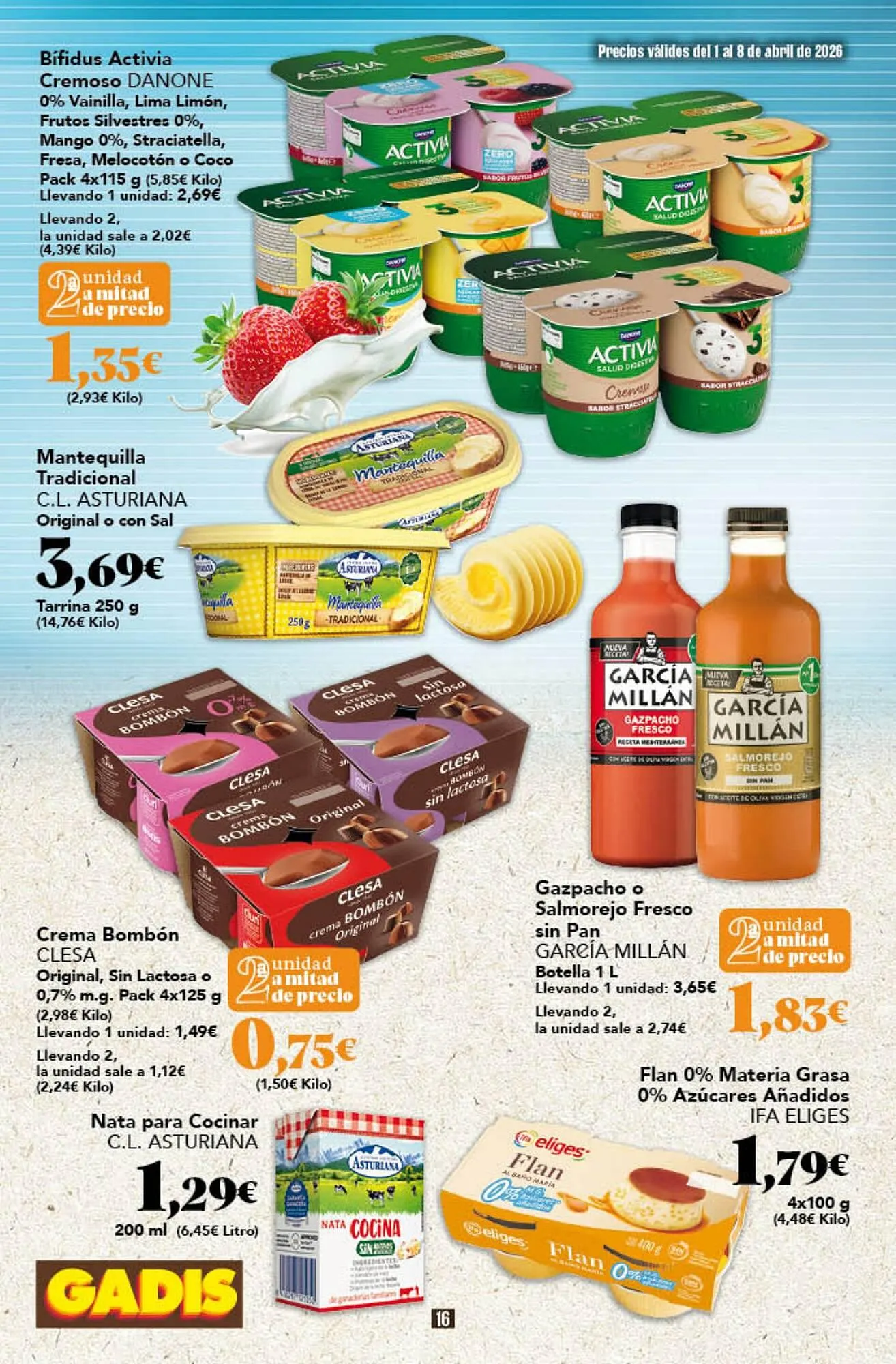 Catálogo de Folleto Gadis 1 de abril al 8 de abril 2026 - Página 16