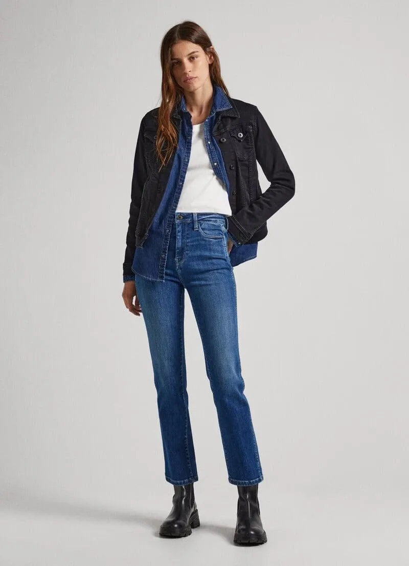 JEANS DION 7/8 FIT SLIM TIRO ALTO