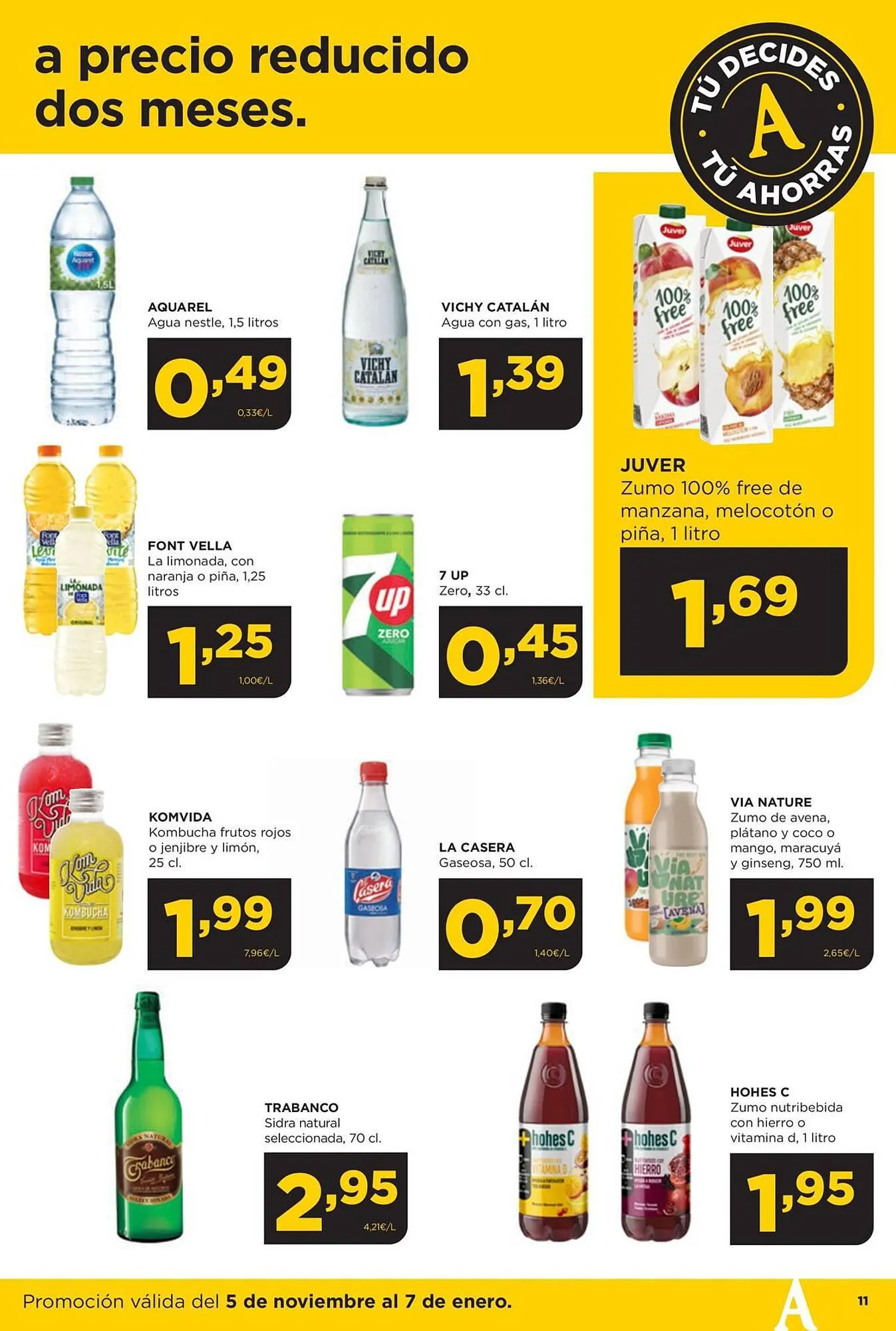 Catálogo de Folleto Alimerka 5 de noviembre al 7 de enero 2024 - Página 11