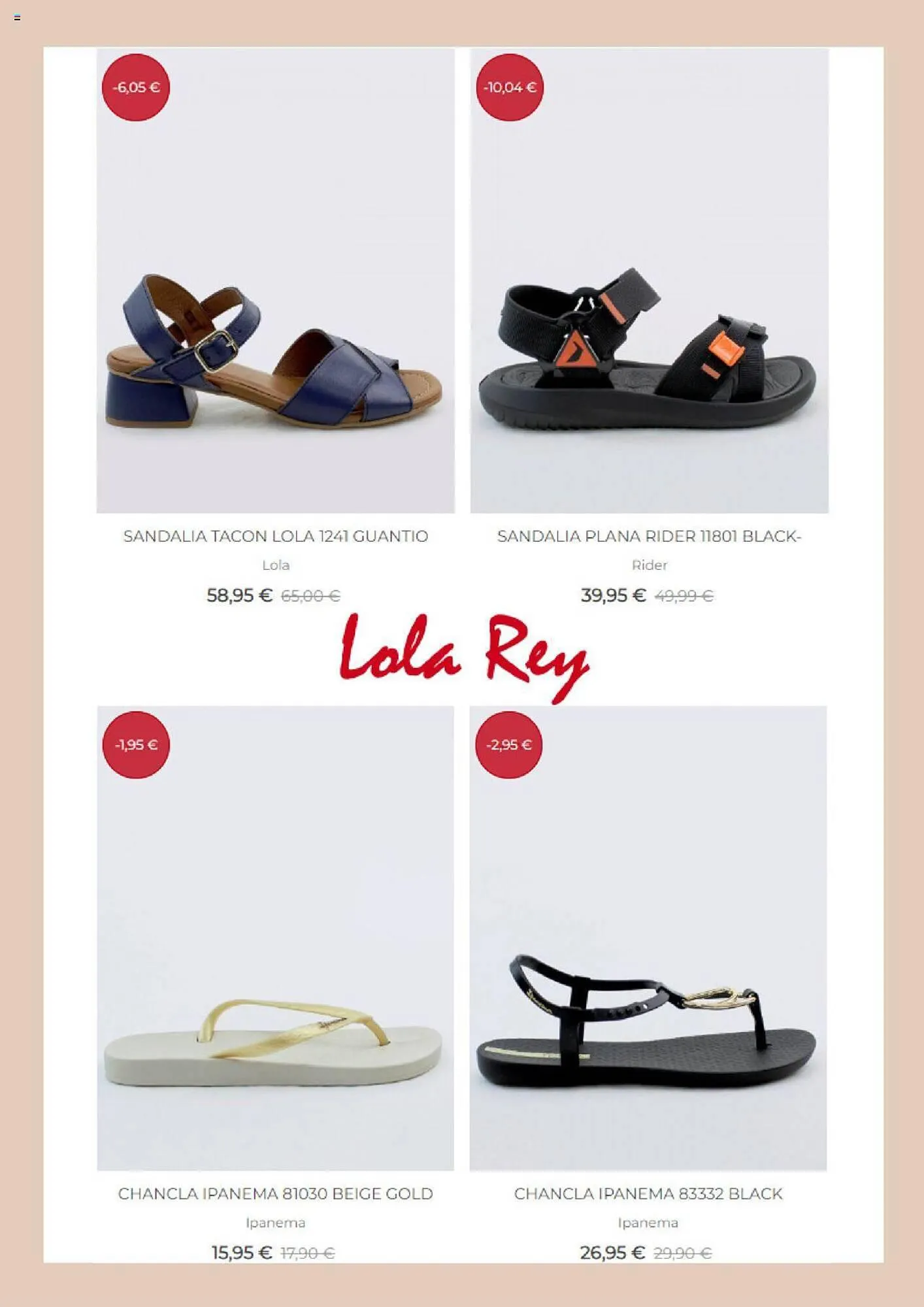 Catálogo de Folleto Lola Rey 22 de junio al 22 de julio 2023 - Página 2