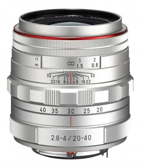 Pentax 20-40mm f2.8-4 Limited DA ED HD DC WR plata