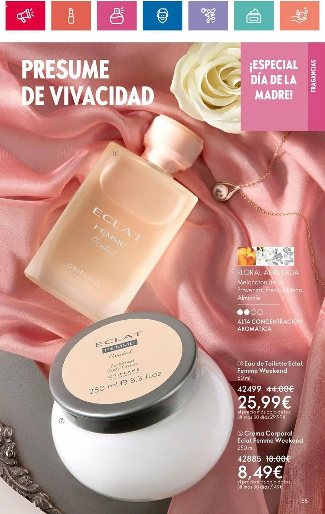 Catálogo de Folleto Oriflame 7 de mayo al 27 de mayo 2024 - Página 55