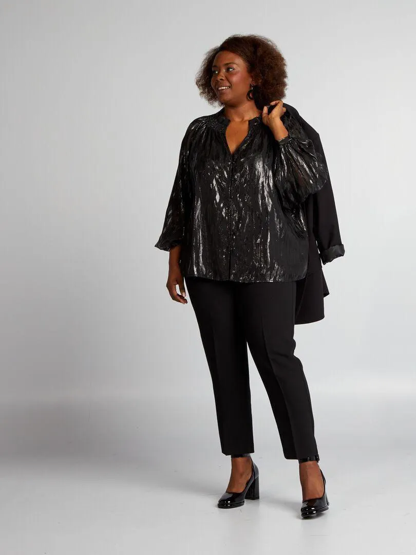 Pantalón cigarette - negro