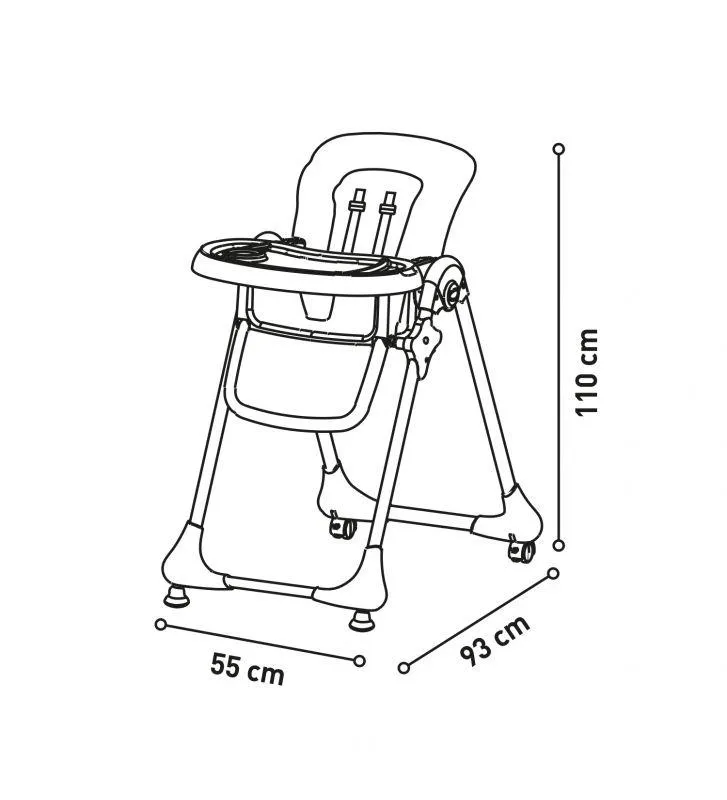 Trona con Ruedas Árbol