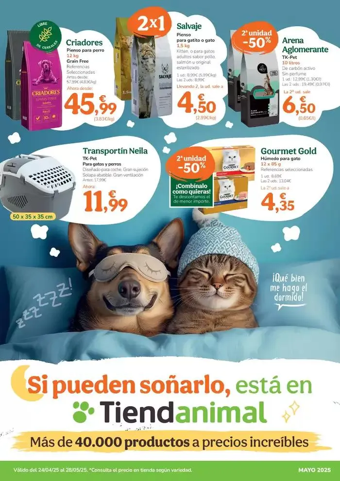 Catálogo de Si pueden soñarlo, está en Tiendanimal 24 de abril al 28 de mayo 2025 - Página 1