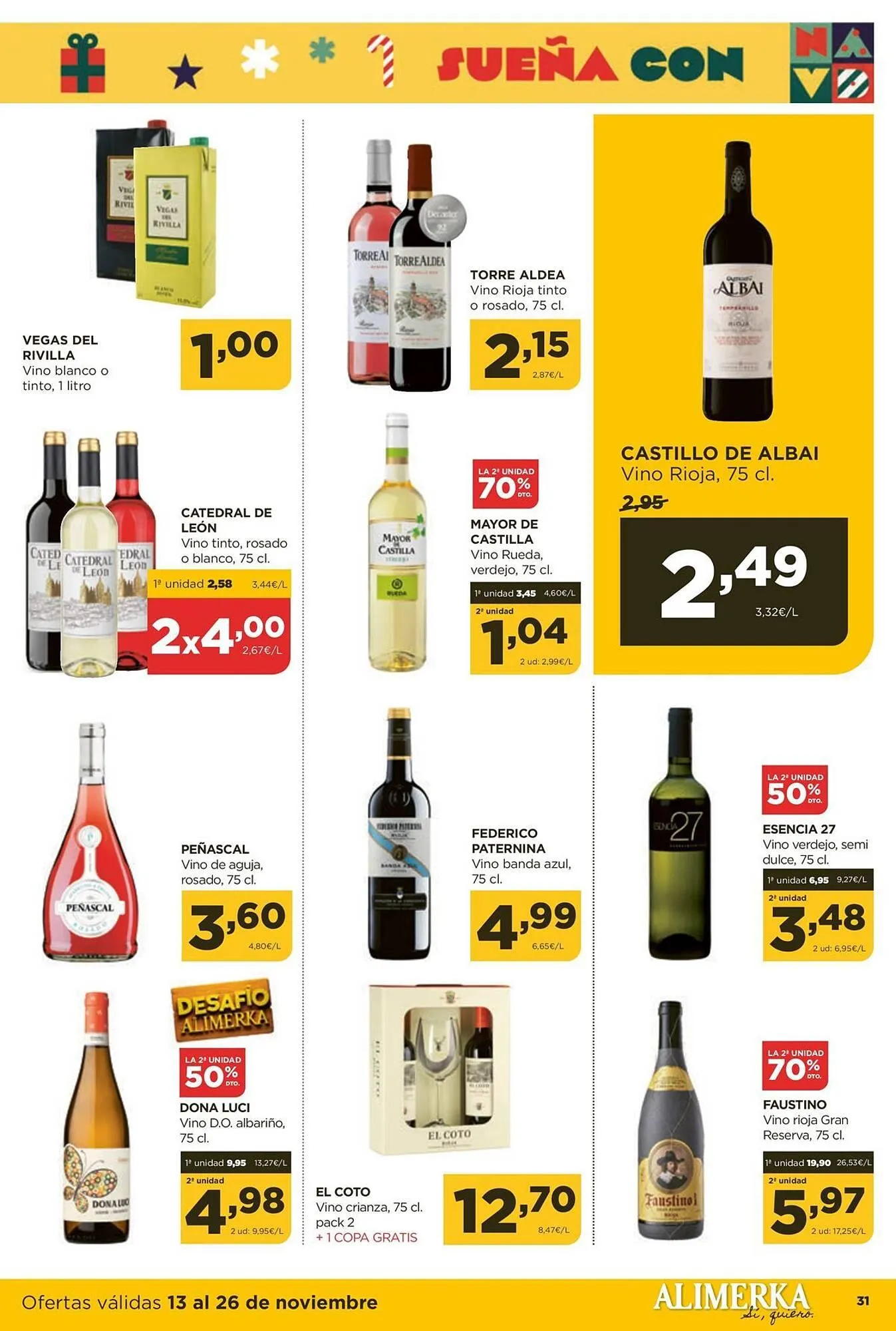 Catálogo de Folleto Alimerka 13 de noviembre al 26 de noviembre 2025 - Página 33