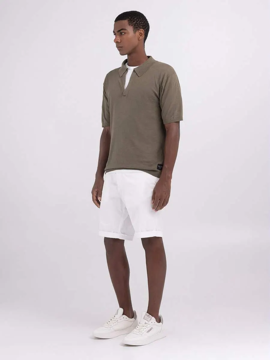 Jersey con cuello tipo polo Replay Sartoriale