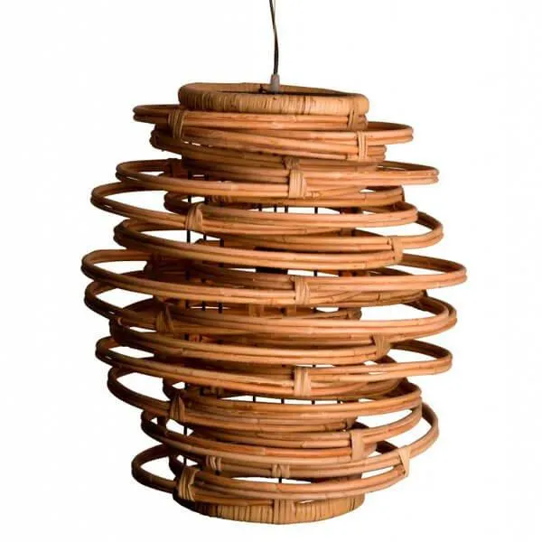 lámpara de ratán Kubu