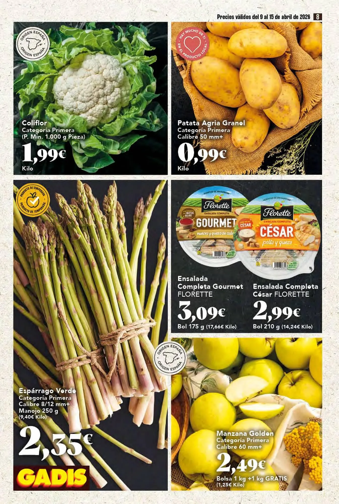 Catálogo de Folleto Gadis 9 de abril al 15 de abril 2026 - Página 8