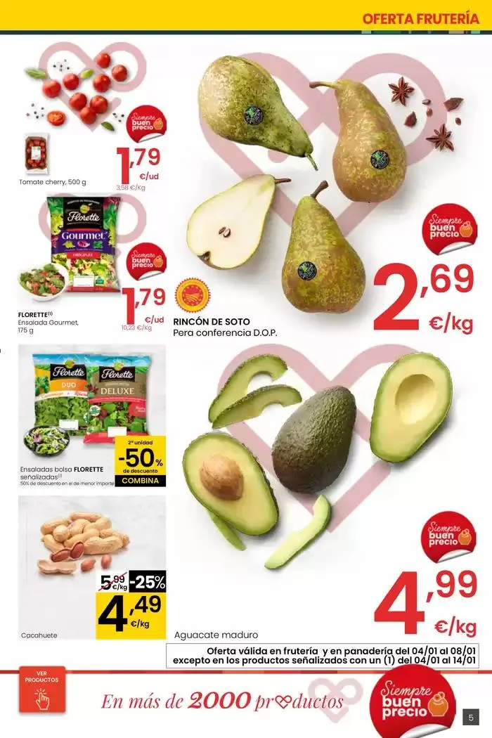 Catálogo de Más de 2000 productos, SIEMPRE A BUEN PRECIO HIPERMERCADOS EROSKI 4 de enero al 14 de enero 2025 - Página 5