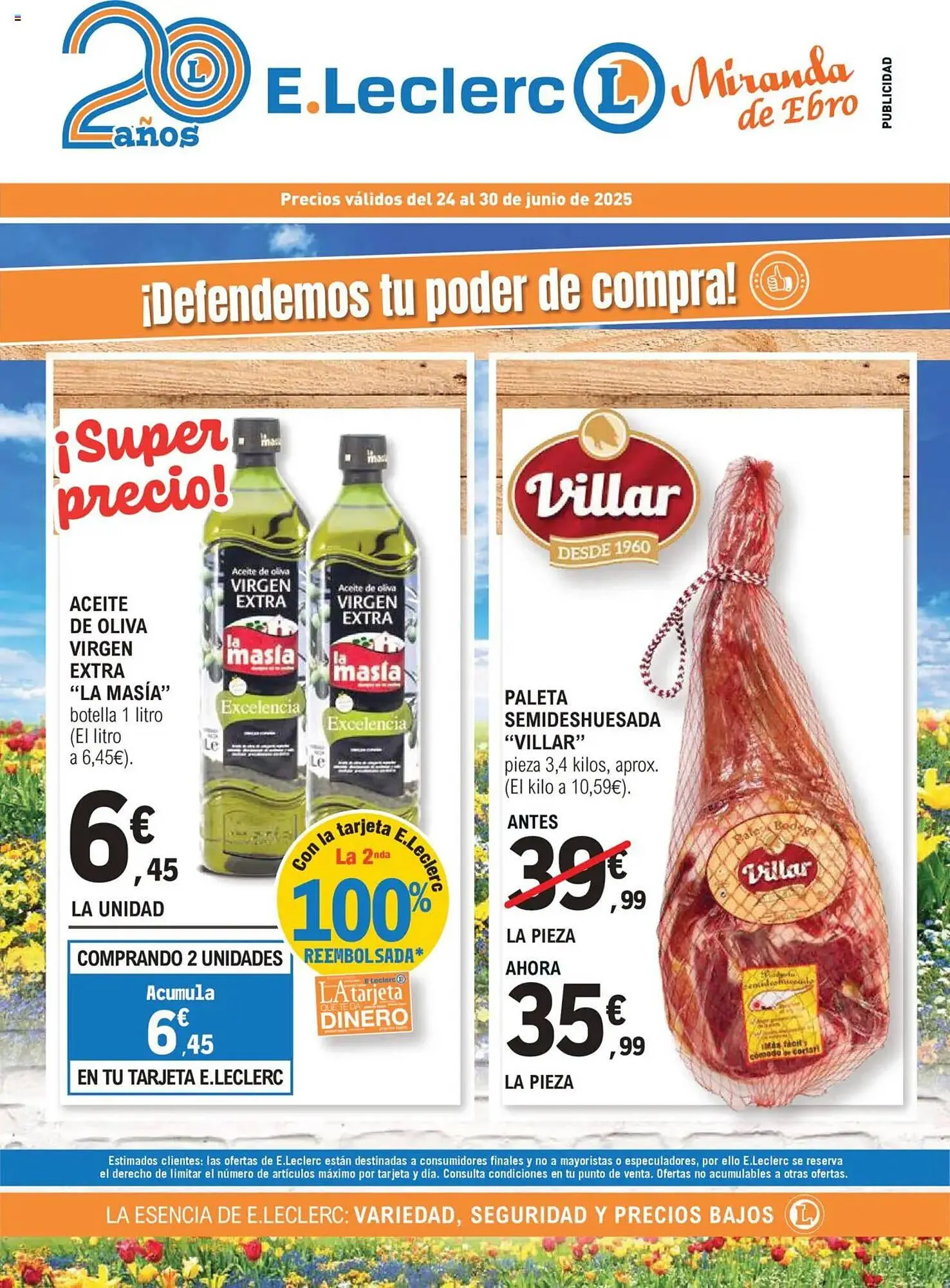 Catálogo de Folleto E.Leclerc 24 de junio al 30 de junio 2025 - Página 1