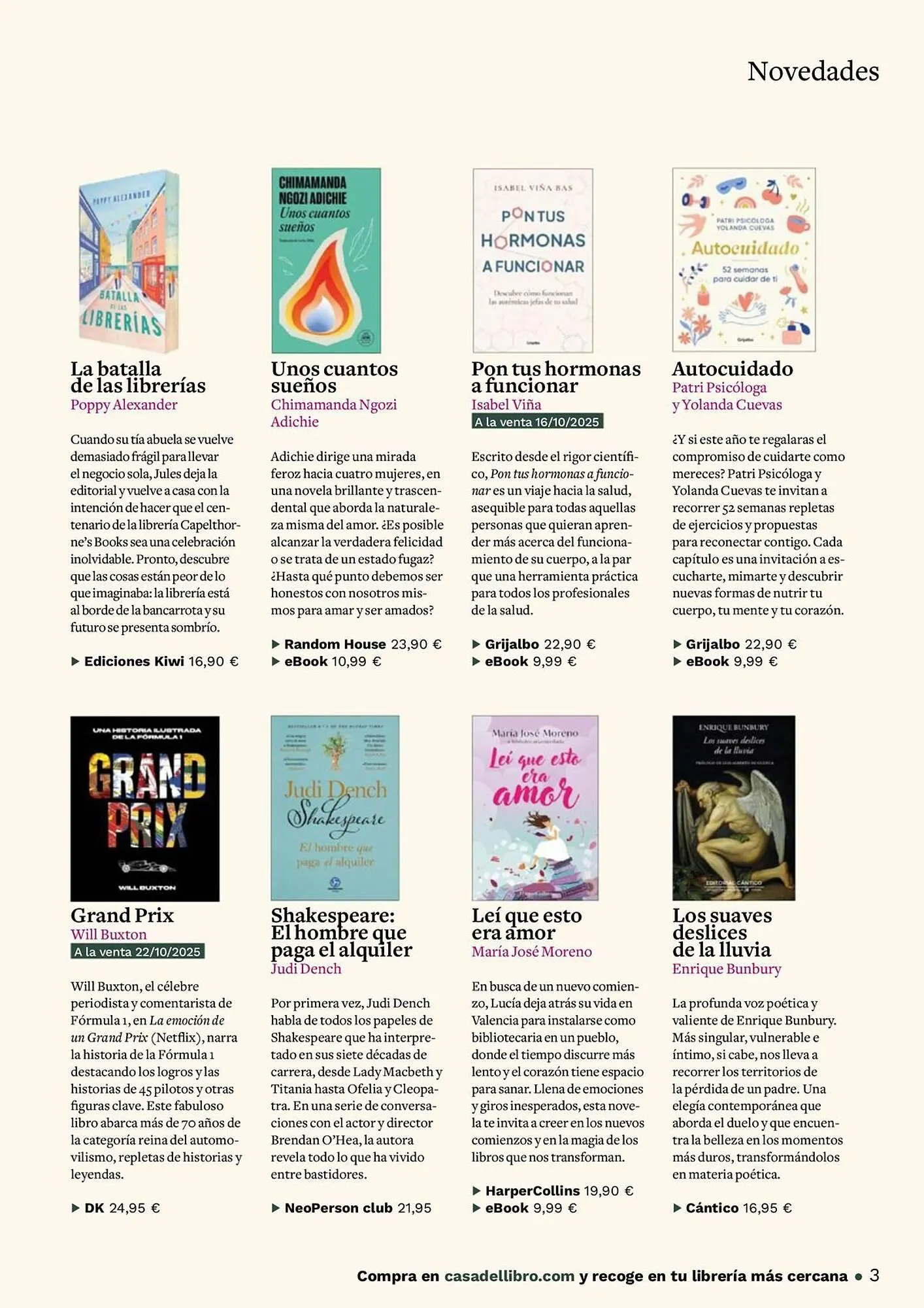 Catálogo de Catálogo Casa del Libro 15 de octubre al 30 de noviembre 2025 - Página 3