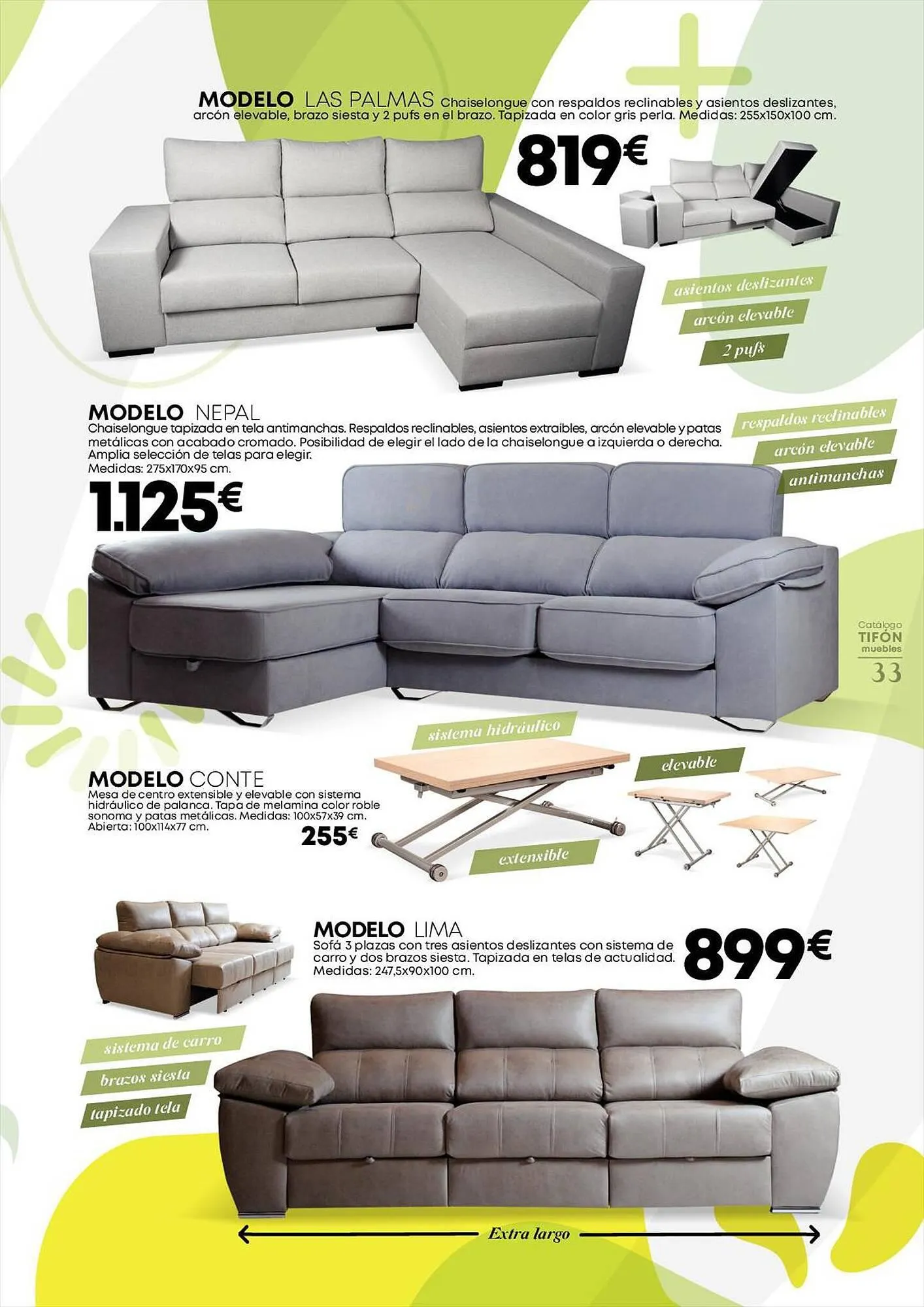 Catálogo de Folleto Tifón Hipermueble 24 de julio al 27 de julio 2023 - Página 33