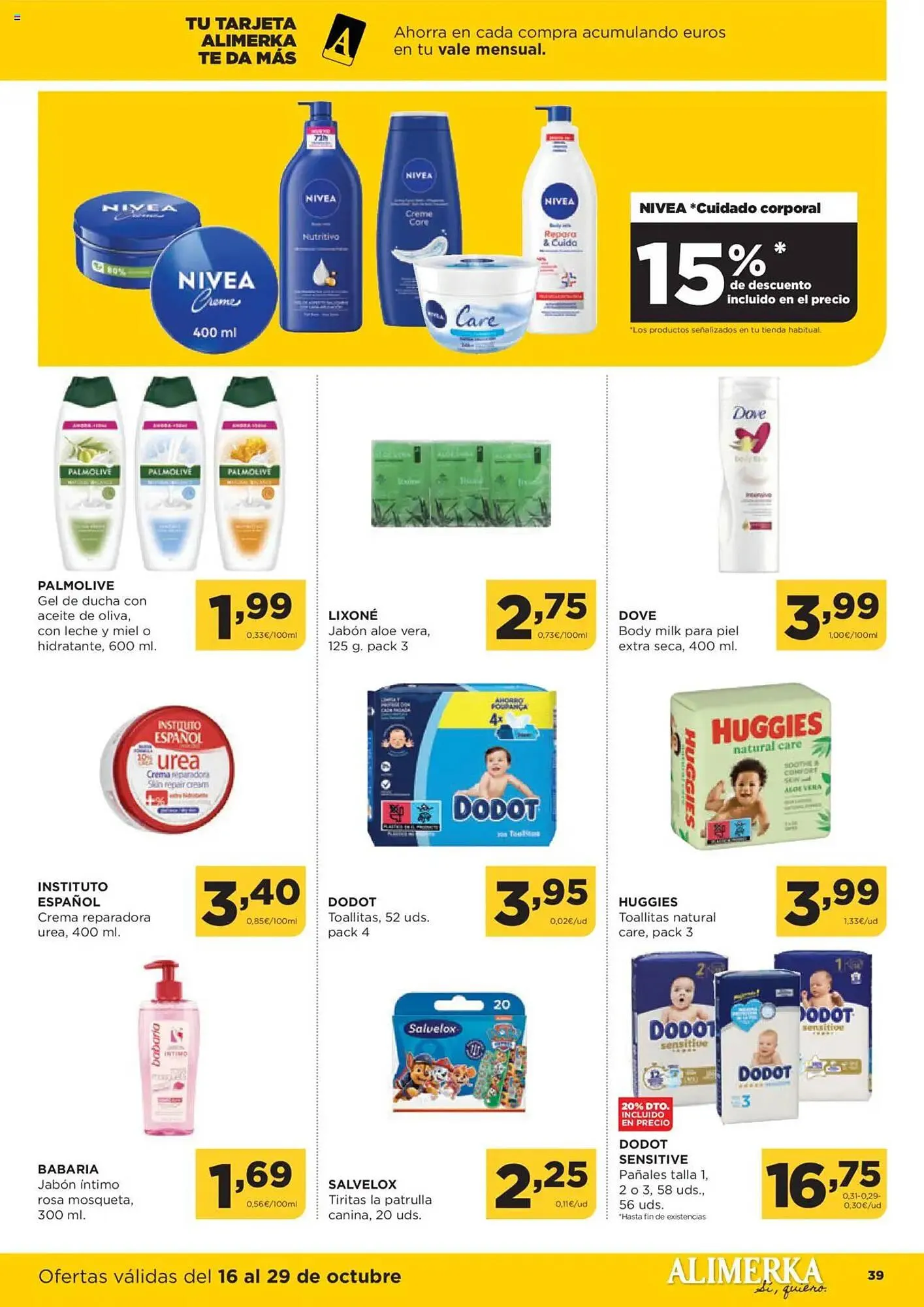 Catálogo de Folleto Alimerka 16 de octubre al 29 de octubre 2025 - Página 39