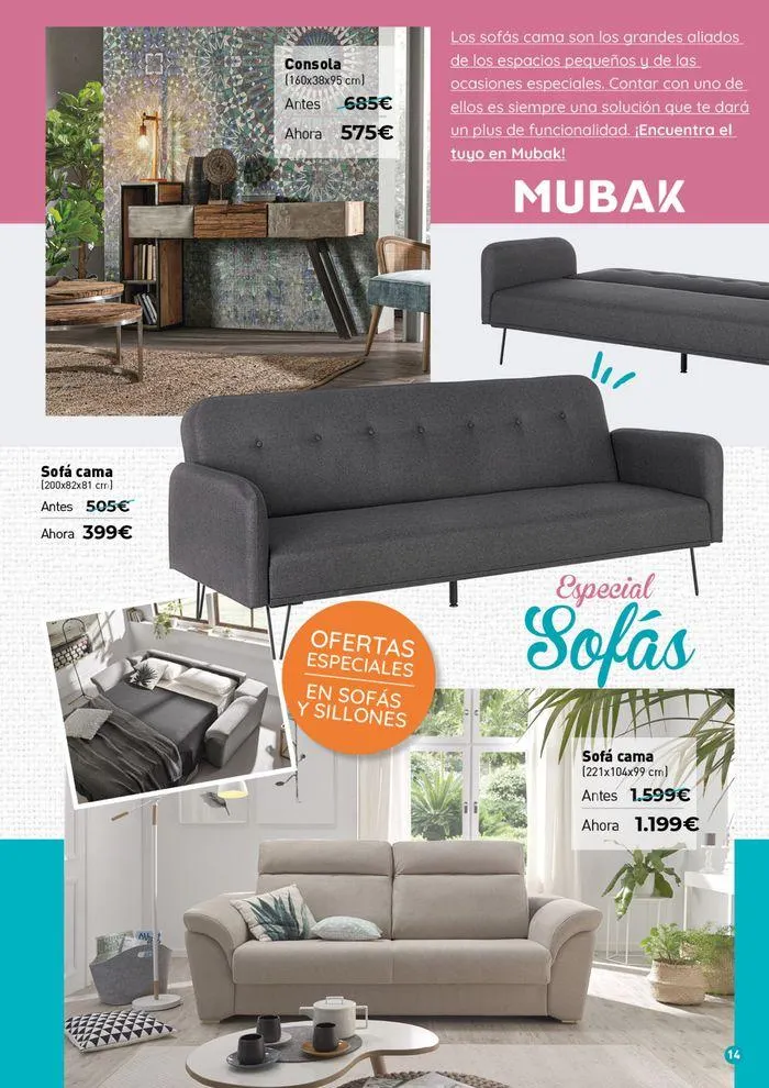 Catálogo de Especial sofás! 2 de septiembre al 5 de enero 2025 - Página 14