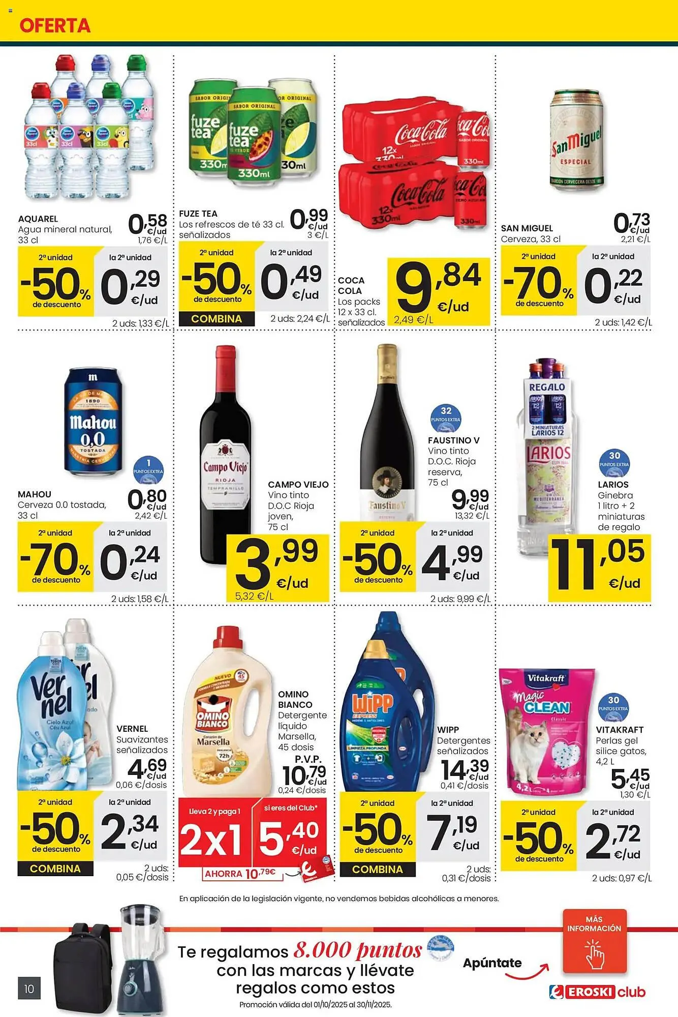 Catálogo de Folleto Eroski 30 de octubre al 11 de noviembre 2025 - Página 10