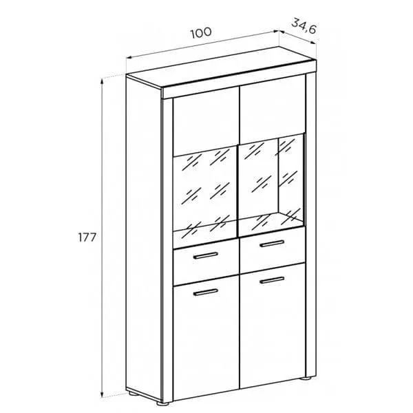 Vitrina Texas cañón