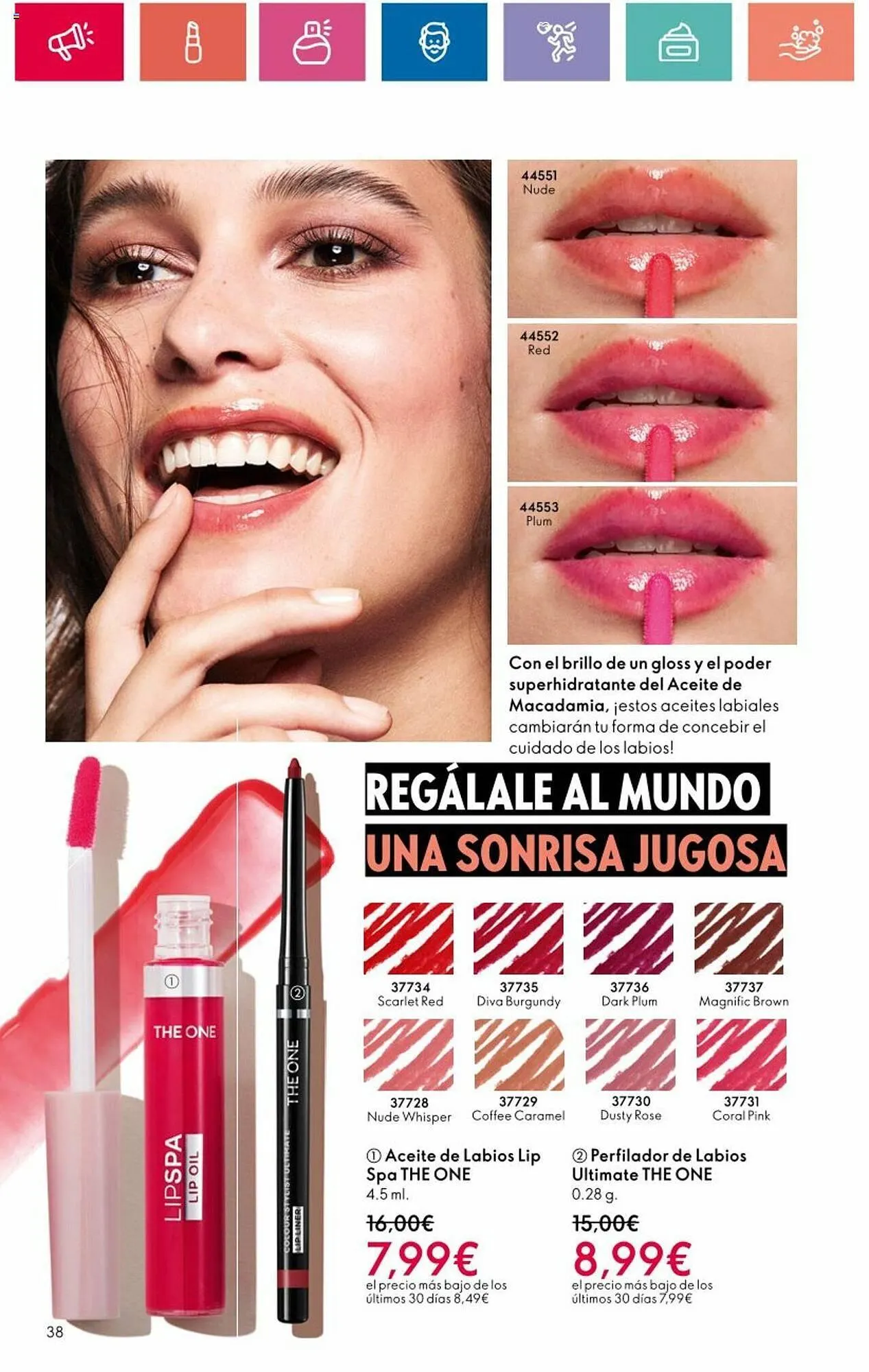 Catálogo de Folleto Oriflame 7 de mayo al 27 de mayo 2024 - Página 38