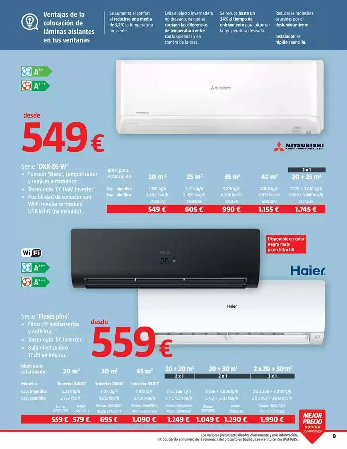 Catálogo de Clima. Soluciones de climatización  9 de abril al 9 de mayo 2025 - Página 9