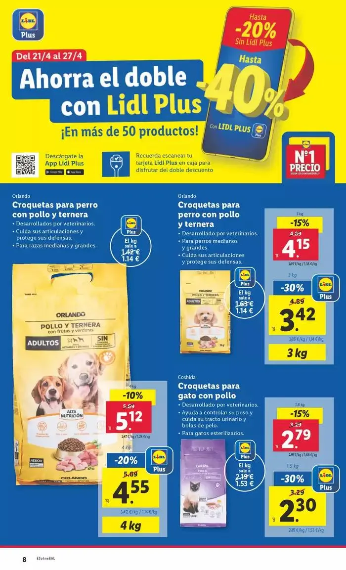 Catálogo de № 1 PRECIO - Ofertas válidas del 21/04 al 27/04 21 de abril al 27 de abril 2025 - Página 8