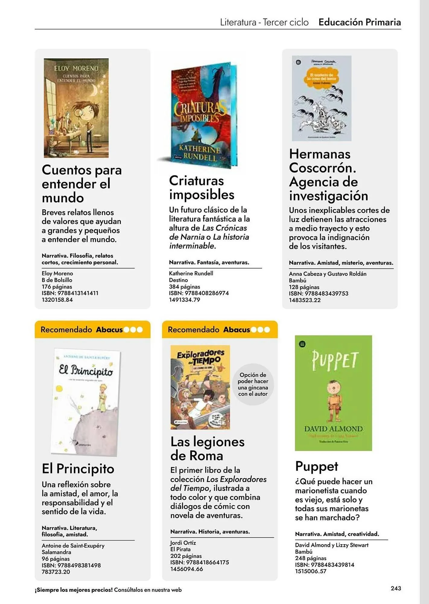 Catálogo de Catálogo Abacus 20 de abril al 31 de agosto 2027 - Página 245