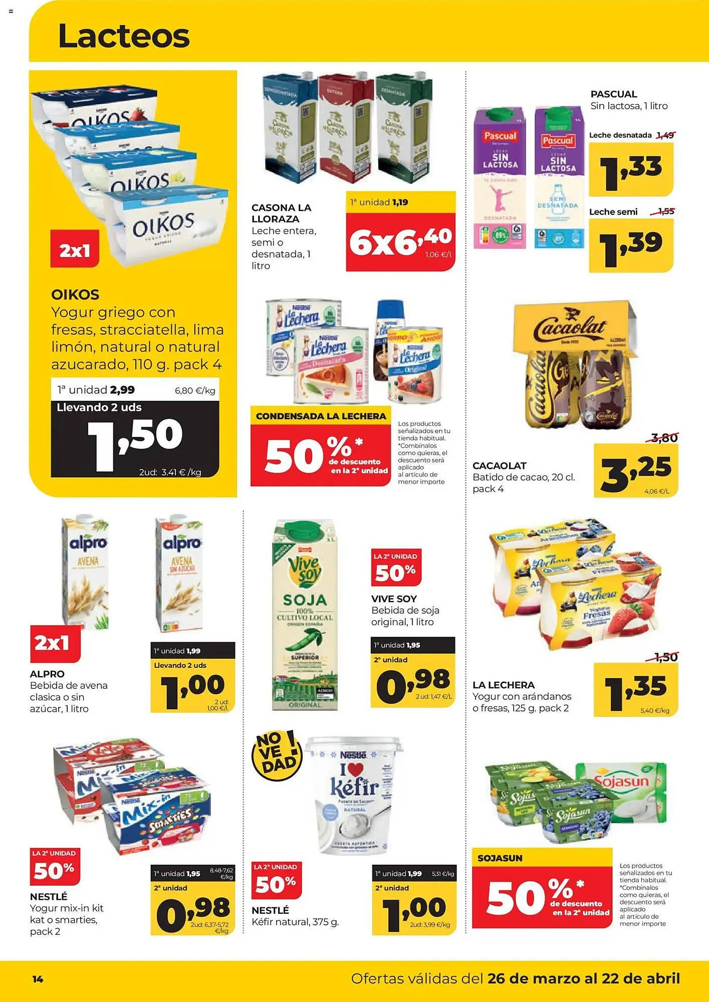 Catálogo de Folleto Alimerka 26 de marzo al 22 de abril 2026 - Página 14