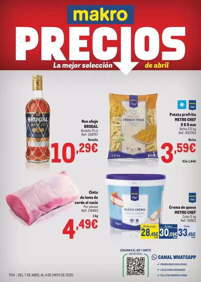 Catálogo de Makro Precios Sur II 8 de abril al 4 de mayo 2025 - Página 1