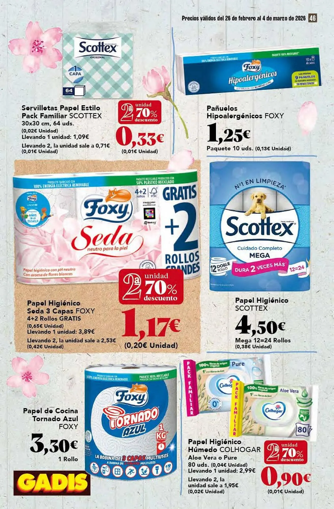 Catálogo de Folleto Gadis 26 de febrero al 4 de marzo 2026 - Página 46
