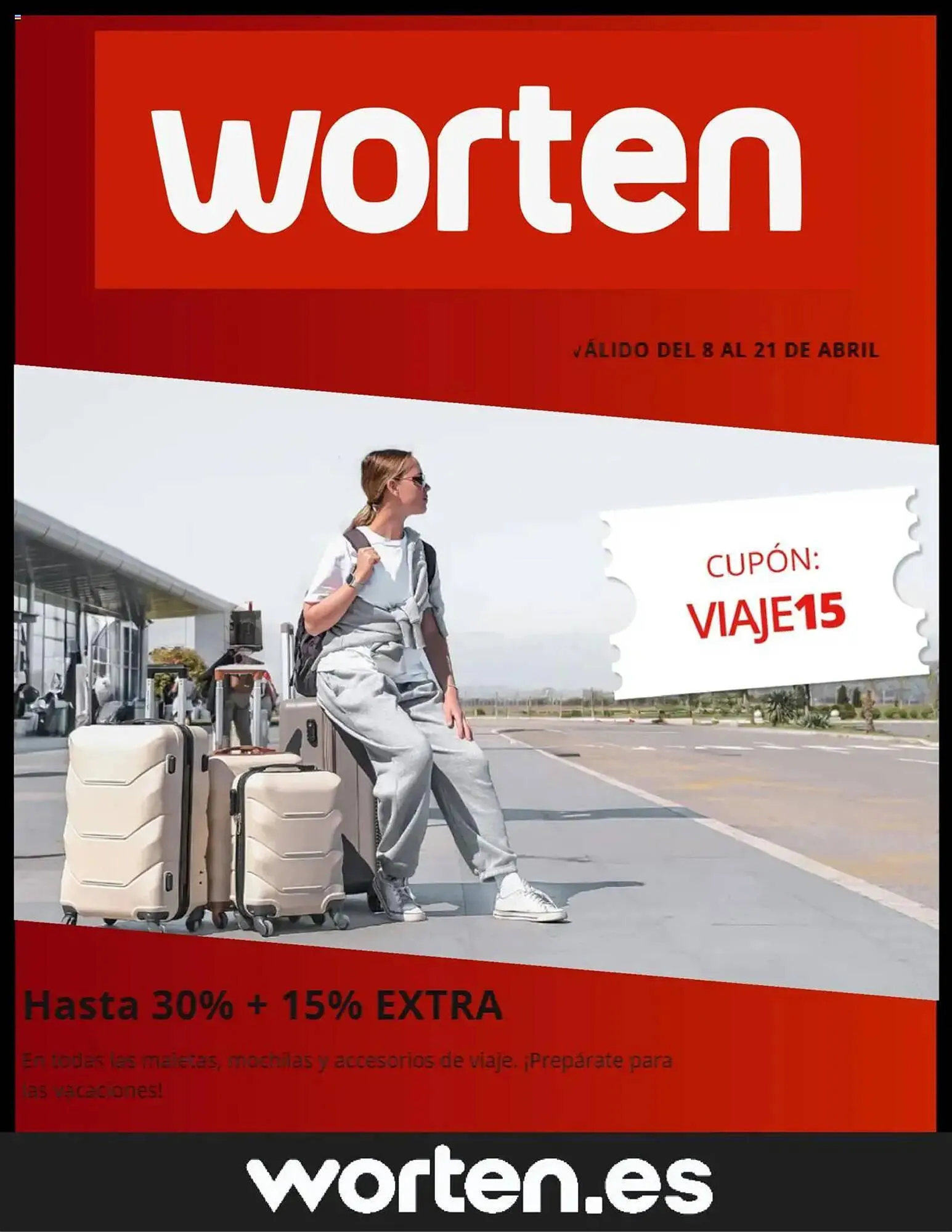 Catálogo de Folleto Worten 8 de abril al 21 de abril 2025 - Página 1