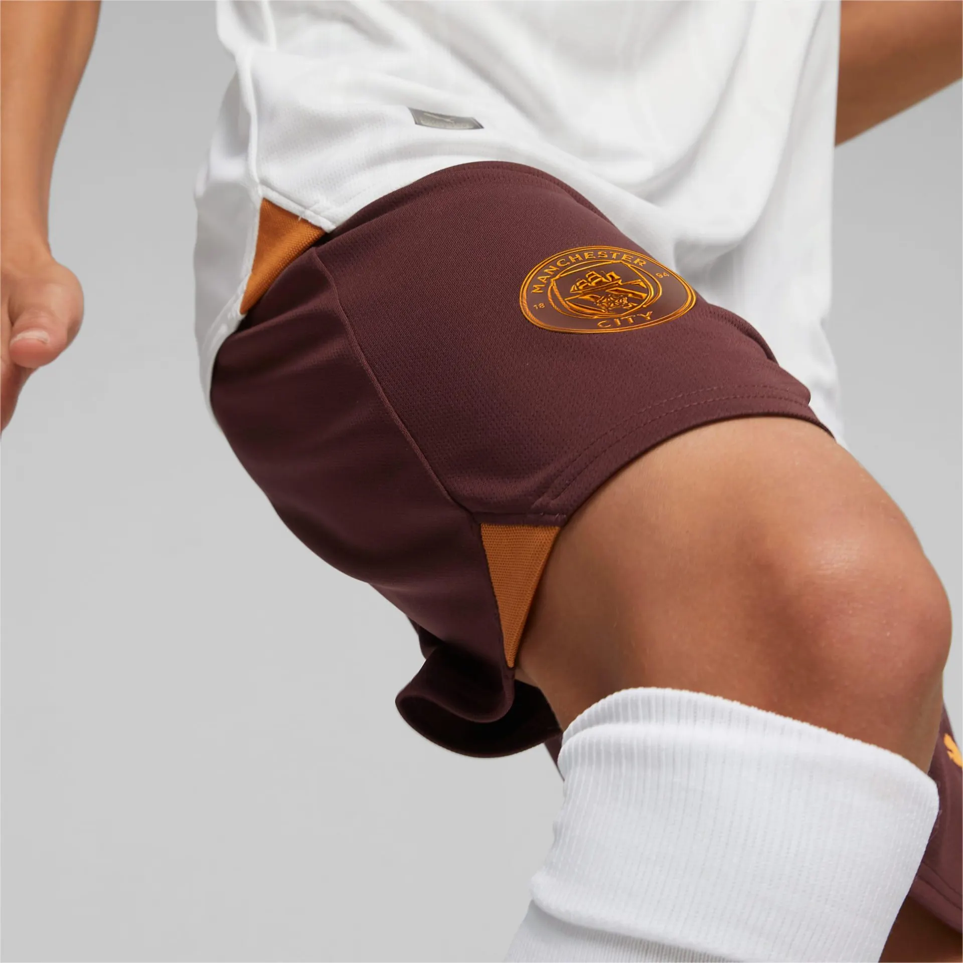 Manchester City Youth Football Shorts