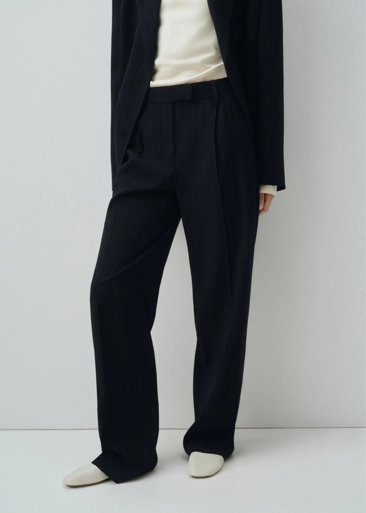 Pantalón traje raya diplomática