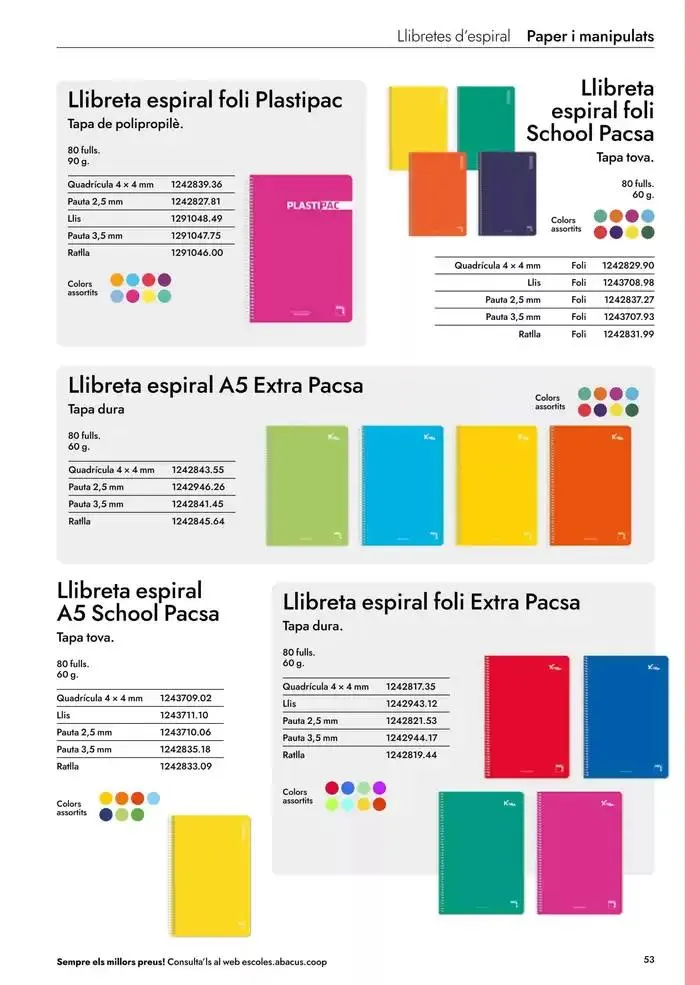Catálogo de Catàleg Escolar 2025-2026 6 de mayo al 31 de diciembre 2026 - Página 55