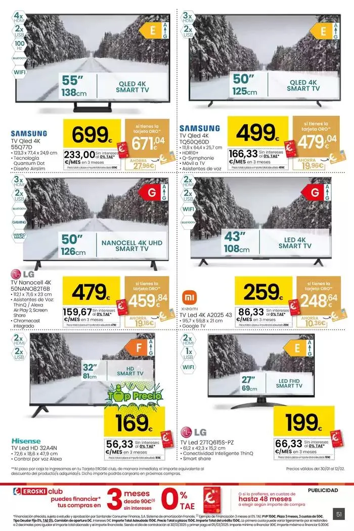 Catálogo de Más de 2000 productos, SIEMPRE A BUEN PRECIO HIPERMERCADOS EROSKI 30 de enero al 11 de febrero 2025 - Página 51