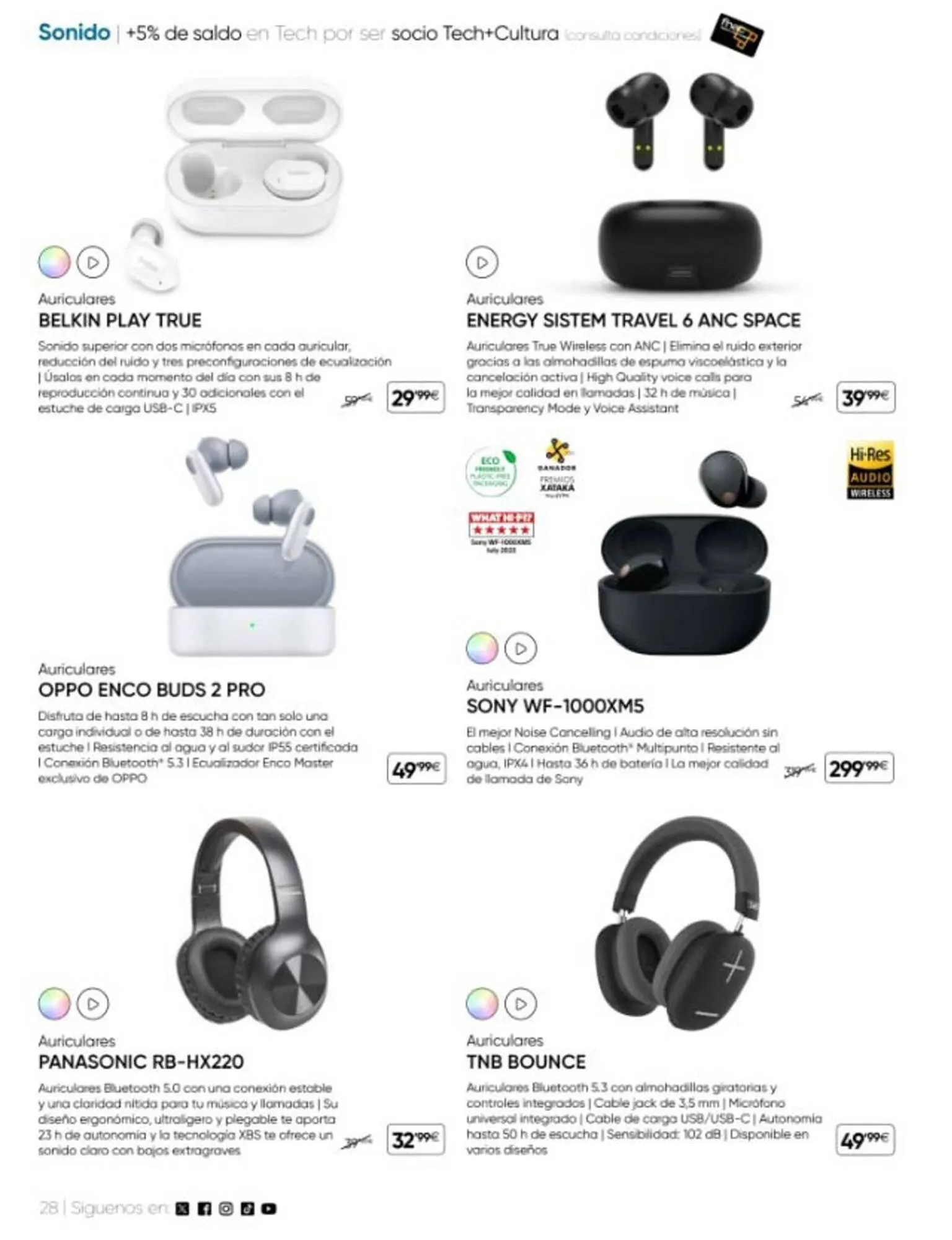 Catálogo de Folleto Fnac 20 de marzo al 31 de marzo 2024 - Página 28