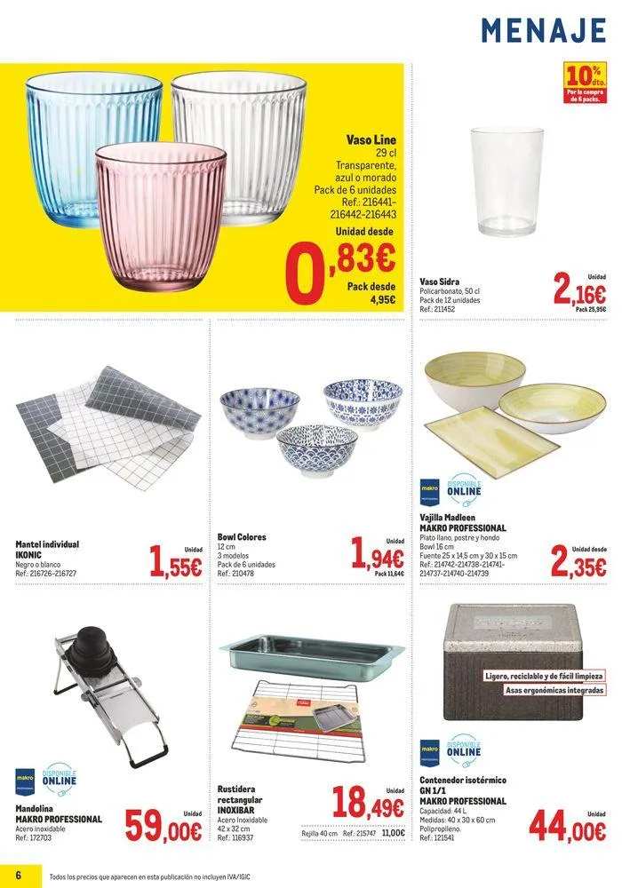 Catálogo de Makro Oferta - Bares & Restaurantes Norte II 7 de junio al 30 de junio 2024 - Página 6