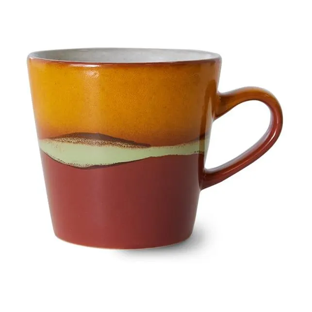Taza de café americano 70's, 27 cl