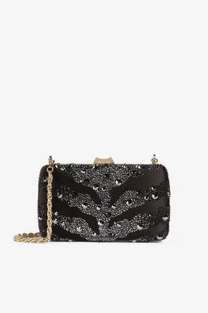 Bolso de mano adornado con cristales