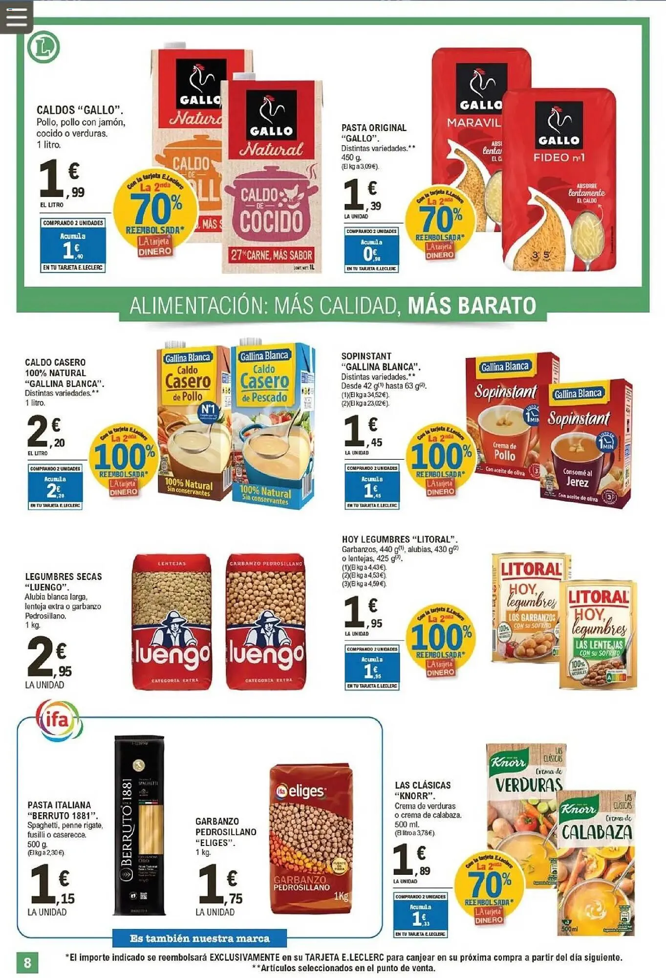Catálogo de Catálogo E.Leclerc 21 de enero al 1 de febrero 2026 - Página 8