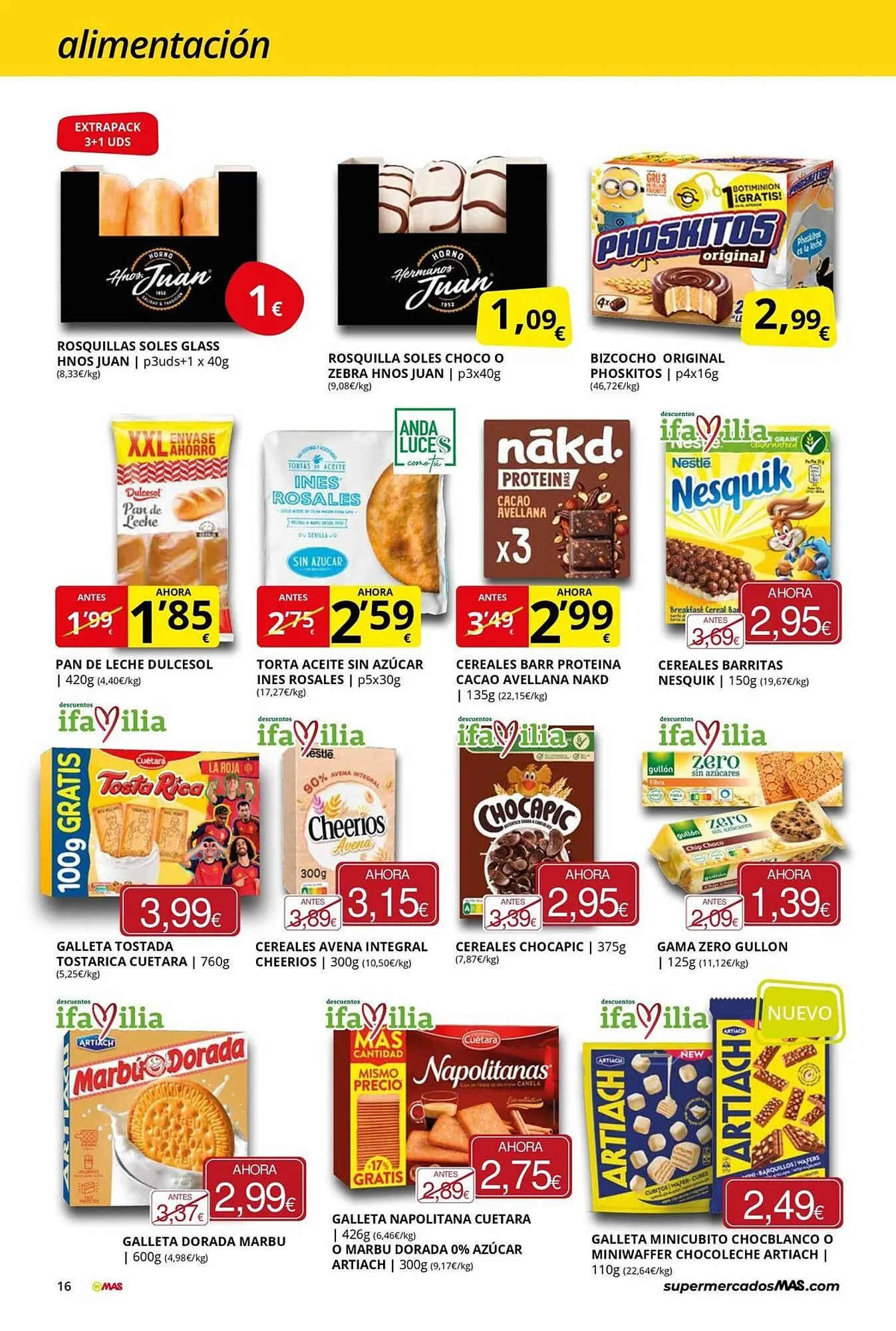 Catálogo de Folleto Supermercados MAS 27 de marzo al 29 de abril 2026 - Página 16