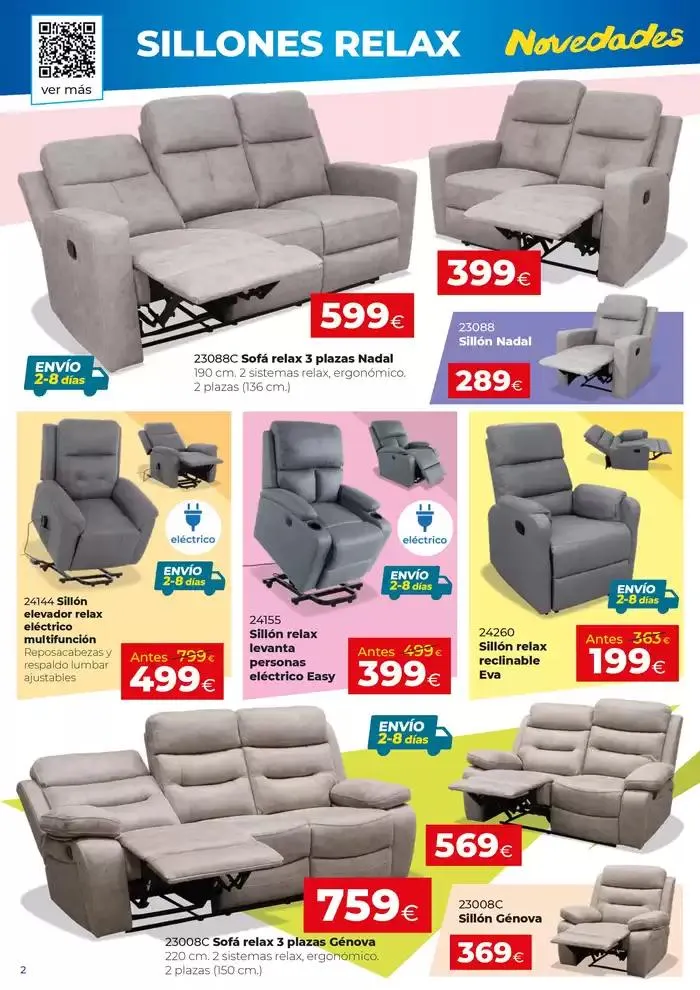 Catálogo de Más muebles por menos dinero 1 de octubre al 20 de octubre 2024 - Página 2