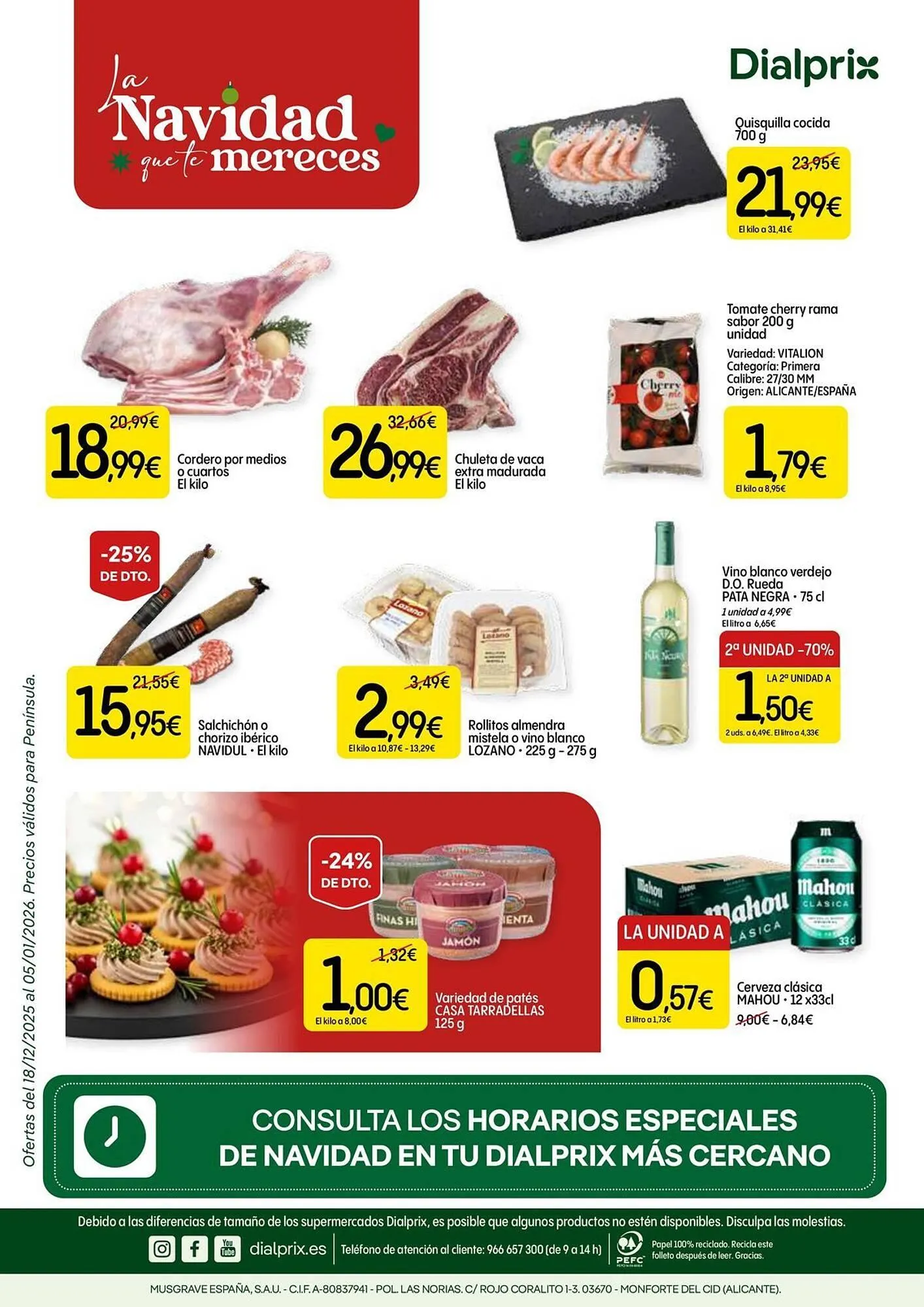 Catálogo de Folleto Dialprix 19 de diciembre al 5 de enero 2026 - Página 16