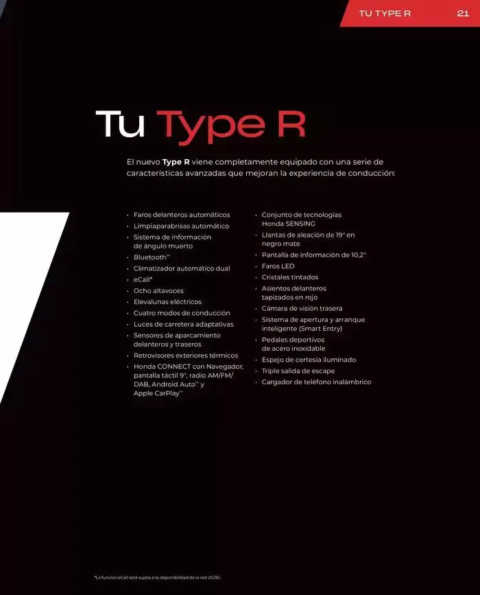 Catálogo de Honda Civic-Type R 30 de agosto al 30 de junio 2025 - Página 21