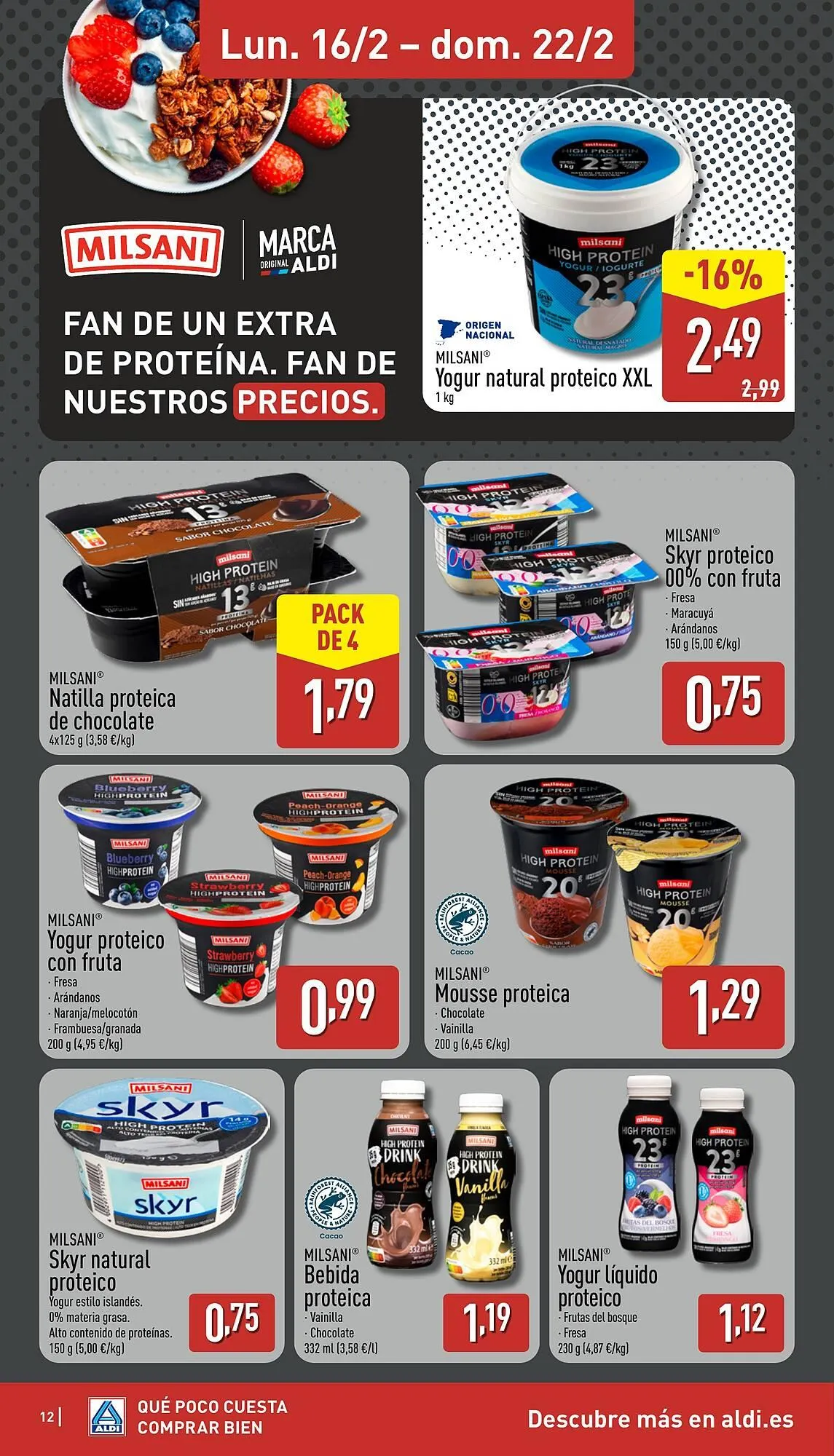 Catálogo de Folleto ALDI 16 de febrero al 22 de febrero 2026 - Página 12